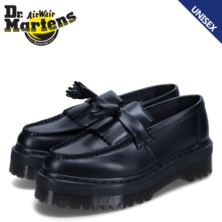 楽天市場】Dr.Martens VEGAN ADRIAN FELIX PLATFORM TASSEL LOAFERS 