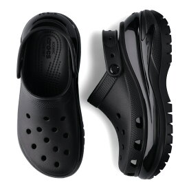 crocs MEGA CRUSH CLOG クロックス サンダル クロッグサンダル メガ クラッシュ メンズ レディース 厚底 ブラック 黒 207988