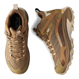 【最大1000円OFFクーポン配布中】MERRELL MOAB SPEED 2 MID GORE-TEX メレル ハイキングシューズ ブーツ ウォーキング モアブ スピード 2 ゴアテックス メンズ カーキ J037505