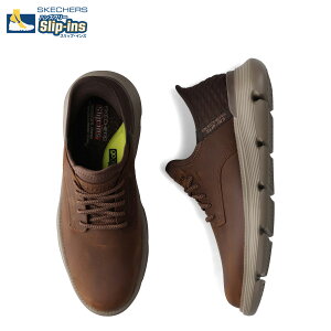 SKECHERS SLIP-INS GARZA GARVIN �X�P�b�`���[�Y �X���b�v�C���Y �K���U �K�[�r�� �n���Y�t���[ �X�j�[�J�[ �����Y �u���E�� 205046