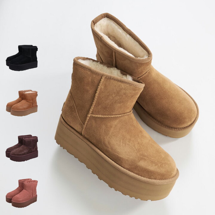 楽天市場】UGG WCLASSIC MINI PLATFORM アグ ムートンブーツ 