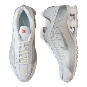 �i�C�L NIKE �V���b�N�X R4 �X�j�[�J�[ �����Y ���f�B�[�X SHOX R4 �z���C�g �� HQ1988-101