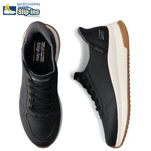 SKECHERS SLIP-INS BOBS SQUAD 4 DIRECT STEP �X�P�b�`���[�Y �X���b�v�C���Y �{�u�X �X�N���b�h 4 �_�C���N�g �X�e�b�v �X�j�[�J�[ �����Y �u���b�N �� 118424