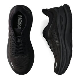 HOKA ONE ONE BONDI 9 ホカオネオネ スニーカー ボンダイ 9 メンズ ブラック 黒 1162011-BBLC