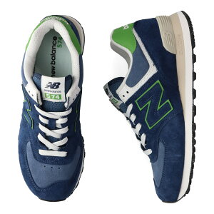 new balance �j���[�o�����X 574 �X�j�[�J�[ �����Y D���C�Y �l�C�r�[ U574QBL