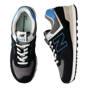 new balance ニューバランス 574 スニーカー メンズ Dワイズ ブラック 黒 U574QRB