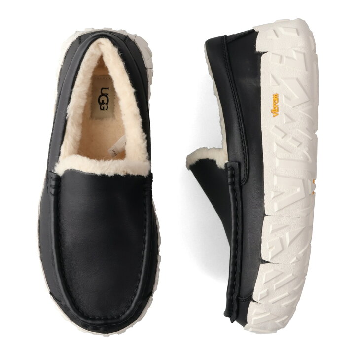 楽天市場】UGG ASCOT WRAP TECH NOIR アグ スリッポン ローファー 