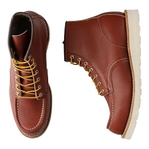 RED WING 6-INCH CLASSIC MOC ���b�h�E�B���O 6�C���` �N���V�b�N���b�N �u�[�c �����Y E���C�Y USA�� ���b�h�u���E�� 8875