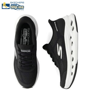SKECHERS SLIP-INS MAX CUSHIONING GLIDE-STEP-HARTFORD �X�P�b�`���[�Y �X���b�v�C���Y �}�b�N�X�N�b�V���j���O �O���C�h�X�e�b�v �n�[�h�t�H�[�h �X�j�[�J�[ ���f�B�[�X ���� �y�� �u���b�N �� 129403