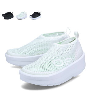 OOFOS �E�[�t�H�X WOMENS OOMEGA CHUKKA �T���_�� ���J�o���[�T���_�� �V���[�Y �E�[���K �`���b�J ���f�B�[�X ���� �u���b�N �z���C�g �� �� 200061 �y���K�i�z