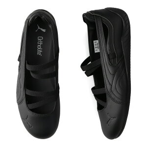 PUMA SPEEDCAT BALLET LTHR WNS �v�[�} �X�s�[�h�L���b�g �o���G ���U�[ �E�B�����Y �X�j�[�J�[ �o���G�X�j�[�J�[ ���f�B�[�X �u���b�N �� 406144 ��̓�