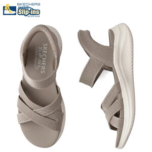 SKECHERS HANDS FREE SLIP-INS ULTRA FLEX 3.0 SANDAL FOREVER BETTER �X�P�b�`���[�Y �X���b�v�C���Y �E���g�� �t���b�N�X 3.0 �t�H�[�G�o�[ �x�^�[ �T���_�� �X�g���b�v�T���_�� ���f�B�[�X �x�[�W�� 164085