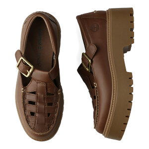 Timberland STONE STREET BUCKLE �e�B���o�[�����h �V���[�Y �X�g�[�� �X�g���[�g �o�b�N�� ���f�B�[�X �v ���U�[ �{�v ���� �u���E�� A4188