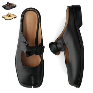 PAES 20257 BOW-KNOT MULE �y�C�Y �T���_�� �~���[�� ���� ���f�B�[�X �y�� �u���b�N �C�G���[ ��
