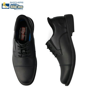 �y�ő�1000�~OFF�N�[�|�����s�z SKECHERS HANDS FREE SLIP-INS DRESTON-RAMSEY �X�P�b�`���[�Y �X���b�v�C���Y �������[�t�H�[�� �r�W�l�X�V���[�Y �����Y �{�v �h�� �u���b�N �� 205837