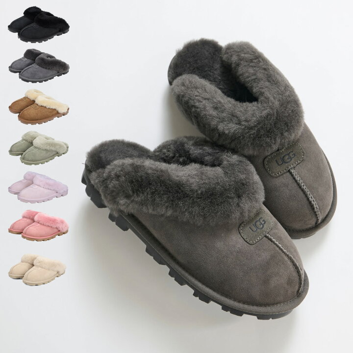 楽天市場】UGG WOMENS COQUETTE アグ サンダル ファー スリッパ サボ 