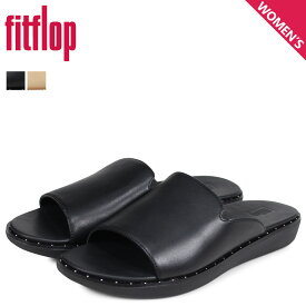 【最大1000円OFFクーポン配布中】 FitFlop SAFFI フィットフロップ サンダル コンフォートサンダル サッフィ レディース ブラック ベージュ 黒 U52