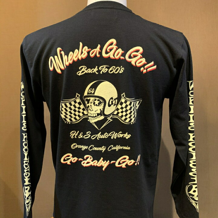 楽天市場】長袖Tシャツ ロンT スカル ハーレー バイカー アメ車 