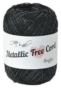 �^�J�M�@�� Panami ���^���b�N �t���[ �R�[�h �u���C�g (Metallic Free Cord Bright) COL. 703 �u���b�N ��40g ��160m