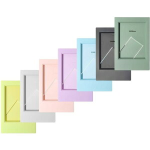 7���� 2×3�C���` �t�H�g�t���[�� Instax Mini 12/Liplay/11/41/40/99/90/25/9/8/7/EVO �t�B�����Ή� �J���t���X�^���h�� 3�C���`�ʐ^�f�B�X�v���C�Z�b�g
