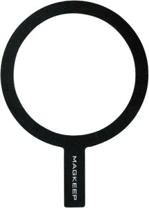 �G���R�� MagSafe �}�O�l�b�g�����O�X�e�b�J�[ �}�O�Z�[�t �����O �V�[�� ���͋z�� �K�C�h�g�t�� ���C�����X�[�d�Ή� ���^ �u���b�N AMS-MAGST4BK