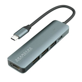 エアリア3RANGERS POWER DELIVERY USB Type-C HDMI 4K DisplayPort Alt Mode対応 USB Hub 2.0 x2 3.0 x1 Power Delivery 100W TypeC Windows Mac OS 対応 SD-UCHHPD1