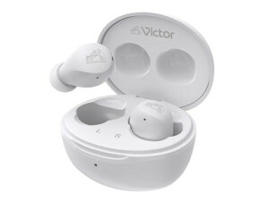 JVC�P���E�b�h Victor HA-A6T-W ���C�����X�C���z�� Bluetooth Ver.5.4 ���v23���ԍĐ� �}�C�N�t�� ���^ �y�� �h�� �z���C�g HA-A6T