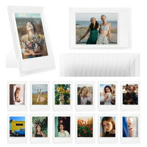 HIYQIN 14�p�b�N 2x3 �t���X�g���H�N���A�t�H�g�t���[�� - ���^�t�H�g�t���[�� 3�C���` Fujifilm Instax Mini �t�B�����p - Instax Mini 13/12/41/EVO/LiPlay/LiPlay+/11/9/8/7s/90/99/40 - ���f�B�X�v���C�p