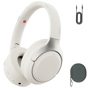 Earaku ���C�����X �w�b�h�z�� Bluetooth 5.4 ANC �m�C�Y�L�����Z�����O / �ő�60���ԍĐ� / �}���`�|�C���g�Ή�/���[�P�[�X�t��/�L�� ���� ���p/�y�� 265g �x�[�W��