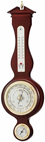 オリジナル エンペックス気象計 温度湿度計 即納最大半額 トラディション気象計 壁掛け用 ブラウン BM-715 日本製