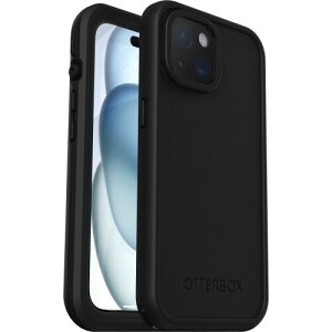 OtterBox iPhone 15 LifeProof FRE �h�� �h�o �h�� �ϏՌ� �P�[�X MagSafe�Ή� Black