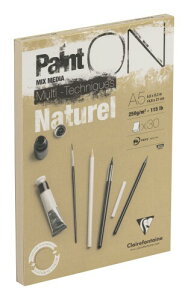 Clairefontaine �N���[���t�H���e�[�k �y�C���g�I�� A5 �p�b�h �i�`������ 30�� 250g/m2 �~�b�N�X���f�B�A�y�[�p�[ PEFC�F�؎擾 �A�V�b�h�t���[ ISO9706� ���� ���� �p�X�e�� �A�N���� �C���N