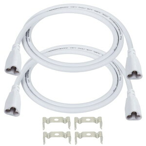 SinLoon UL-LP �F�� T5 T8 �I�X LED �P�[�u�� 3.3FT LED ��̌^�`���[�u �I�X-�I�X �A�_�v�^�[�����P�[�u��,��̌^LED�u���ǃo���u�z���_�[�p(2-�p�b�N) (1���[�g��)
