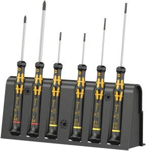 Wera(���F��) 05030170001 | 1578 A/6 �G���N�g���j�N�X�h���C�o�[�Z�b�g ���b�N�t��, 6�_�Z�b�g