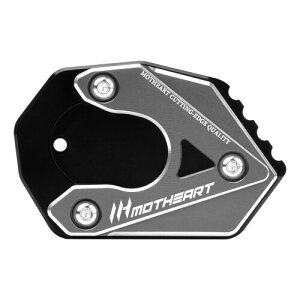 MotHeartCNC �o�C�N�p�T�C�h�X�^���h�t�b�g�G�����[�W���[ �Ή� Ninja500/ZX4R/Z500 24-25 ZX4RR 23-25 Z900 17-25 YZF-R7/Z900SE YZF-R1/R1M/R3 MT03/MT07/MT09/MT10 Tracer9 XSR700 CNC ����~�ߕ⏕�v���[�g z650rs z800 ninja �p