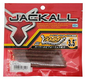 JACKALL(ジャッカル) ワーム ヤミィ500 3.5インチ エビミソレッドフレーク