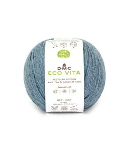 �f�B�[�G���V�[(DMC) ECO VITA �G�R���B�[�^ ���T�C�N���R�b�g�� �ю� ���� #117 �u���[�n 100g 250m DMC388