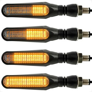 Evermotor �o�C�N �����LED�E�C���J�[ �N���V�b�N�f�U�C�� E�}�[�N�F�� 12V�Ή� M10�l�W�t 4�Z�b�g