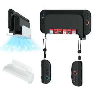 Switch 2 (2025)/ Switch OLED�p�Ǌ|���X�^���h�AJoy-Con 2�p�݂艺���t�b�N�ƃQ�[��6����[�z���_�[�t���Ǌ|���p���^���Q�[�~���O�V�F���t�A�N�Z�T���[�A�R���g���[���[�z���_�[�����S�ɕ�