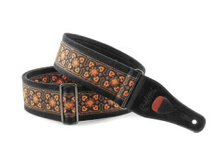 RightOn STRAPS (���C�g�I�� �X�g���b�v�X) �M�^�[�X�g���b�v �� 6cm�A���� 90~150cm GLASTONBURY II BLACK