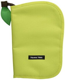 ハンナフラ(Hanna Hula) 母子手帳ケース(マルチケース) Lサイズ アップルグリーン