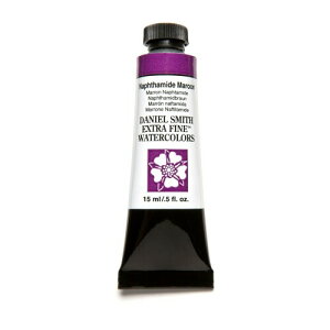 Daniel Smith �_�j�G���E�X�~�X ���ʊG�� 15ml�`���[�u (Naphthamide Maroon) 284600059