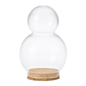 Clay �Ԋ� CLEAR ���a��7�A��10×H15cm Glass with Cork SNOWMAN CC777492-000