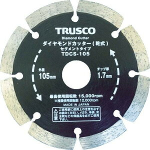 TRUSCO(�g���X�R) �_�C�������h�J�b�^�[ 150X2.2TX7WX25.4H �E�F�[�u TDCW-150