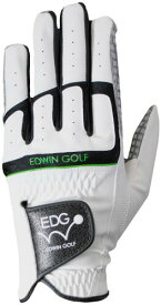 エドウィンゴルフ(Edwin Golf) ゴルフグローブ 非公認シリコングリップ メンズ 左手用 ホワイト Sサイズ EDGL-3660