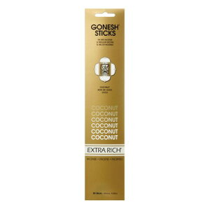 �十 GONESH (�K�[�l�b�V��) �C���Z���X �X�e�B�b�N EXTRA RICH COCONUT 20�{��