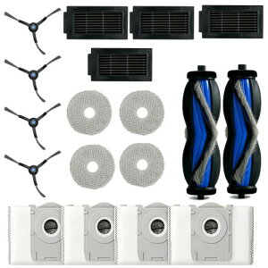 �G�R�o�b�N�X ECOVACS DEEBOT T50 Pro Omni �|���@ �p�b�N ���{�b�g T50 Max Pro Omni ���Օi �������i T50 Omni �|���@ ���b�v�p�b�h×4���A�t�B���^�[×4���A�T�C�h�u���V×4���A���C���u���V×2���A ��