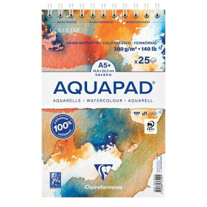 �N���[���t�H���e�[�k ���ʎ� �����O�Ԃ� A5+ (25����) ��p�� ���� ������ 300g �p�b�h Clairefontaine cf976102