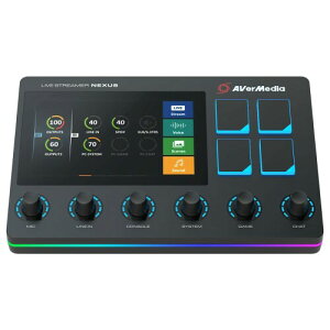 AVerMedia LIVE STREAMER NEXUS AX310 �I�[�f�B�I�~�L�T�[ & �z�M�Ҍ����R���g���[���Z���^�[ DV602