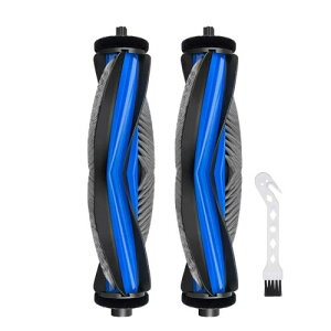 ���{�b�g�|���@ ���C���u���V �����p Ecovacs Deebot X11 Omni-Cyclone / X9 / X9 Pro Omni / T50 Max �Ή� ���܂�h�~ ���[���[�u���V �݊��p�[�c 2�{�{�N���[�j���O�u���V�t